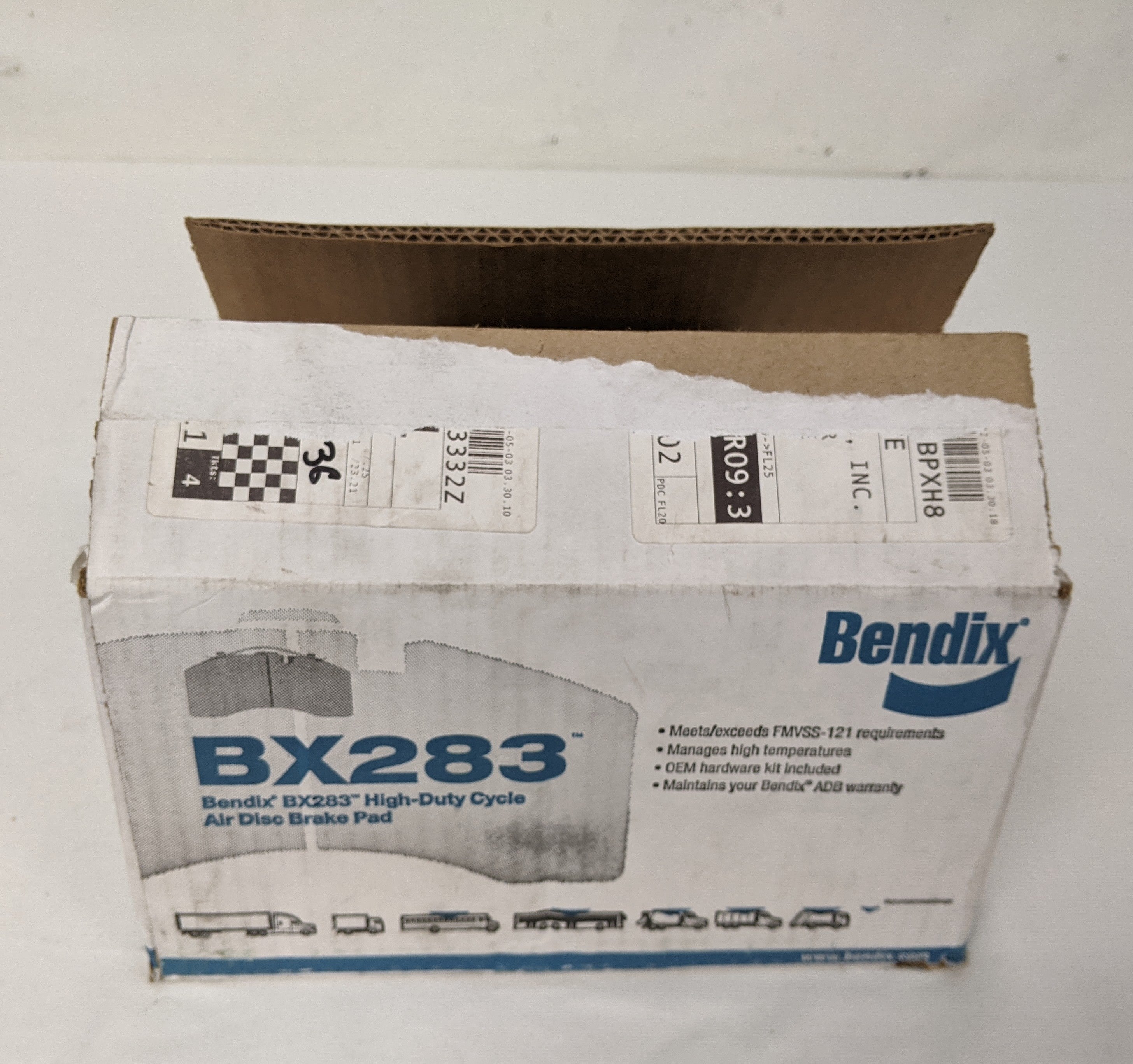 Bendix ADB22X Front Air Disc Brake Pad Kit - P/N BW K109113 (9902151893308)