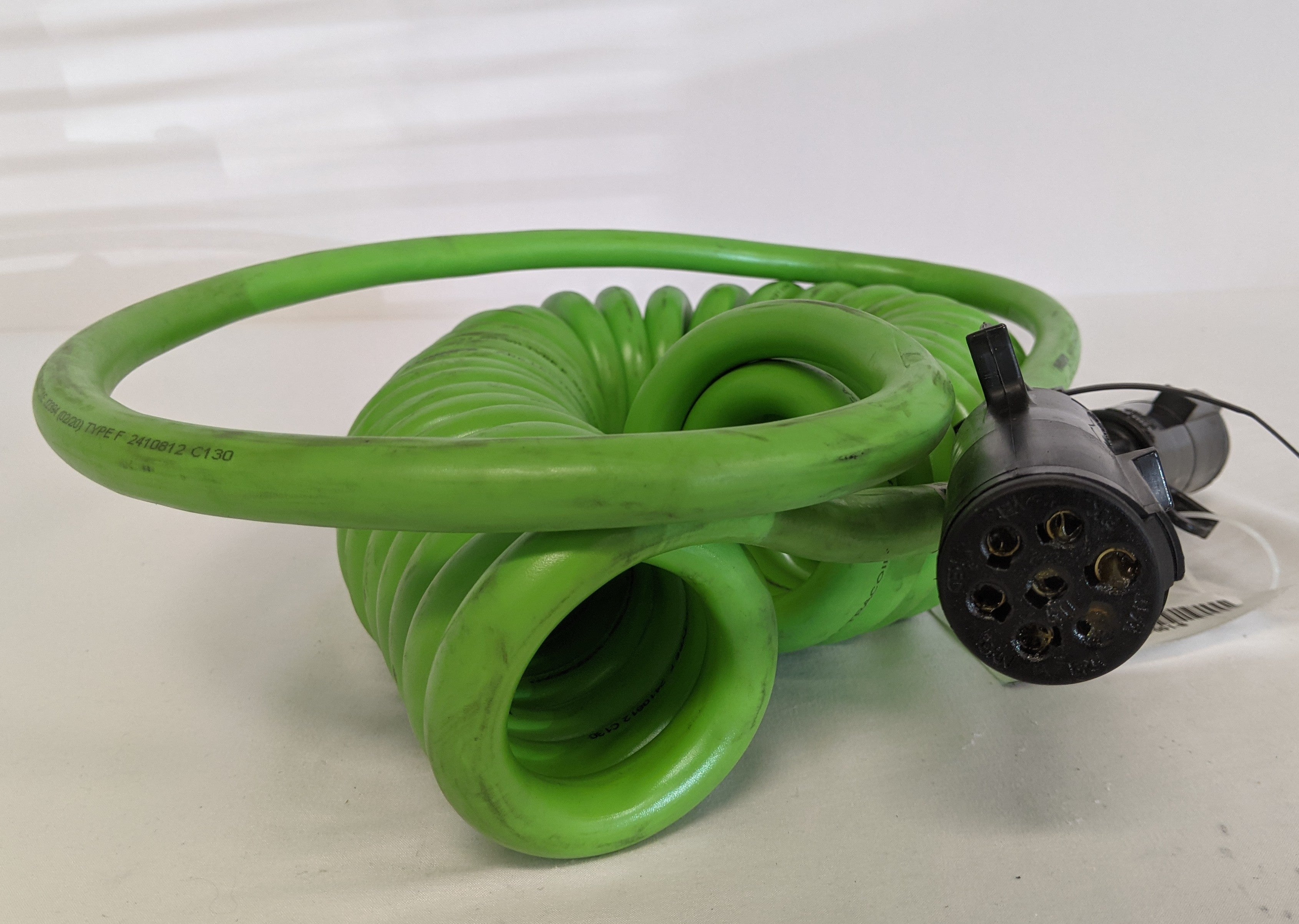 Phillips 20 Ft. Coiled Tractor to Trailer Electrical Cable - P/N  PHM 41FL55 001 (4980289077334)