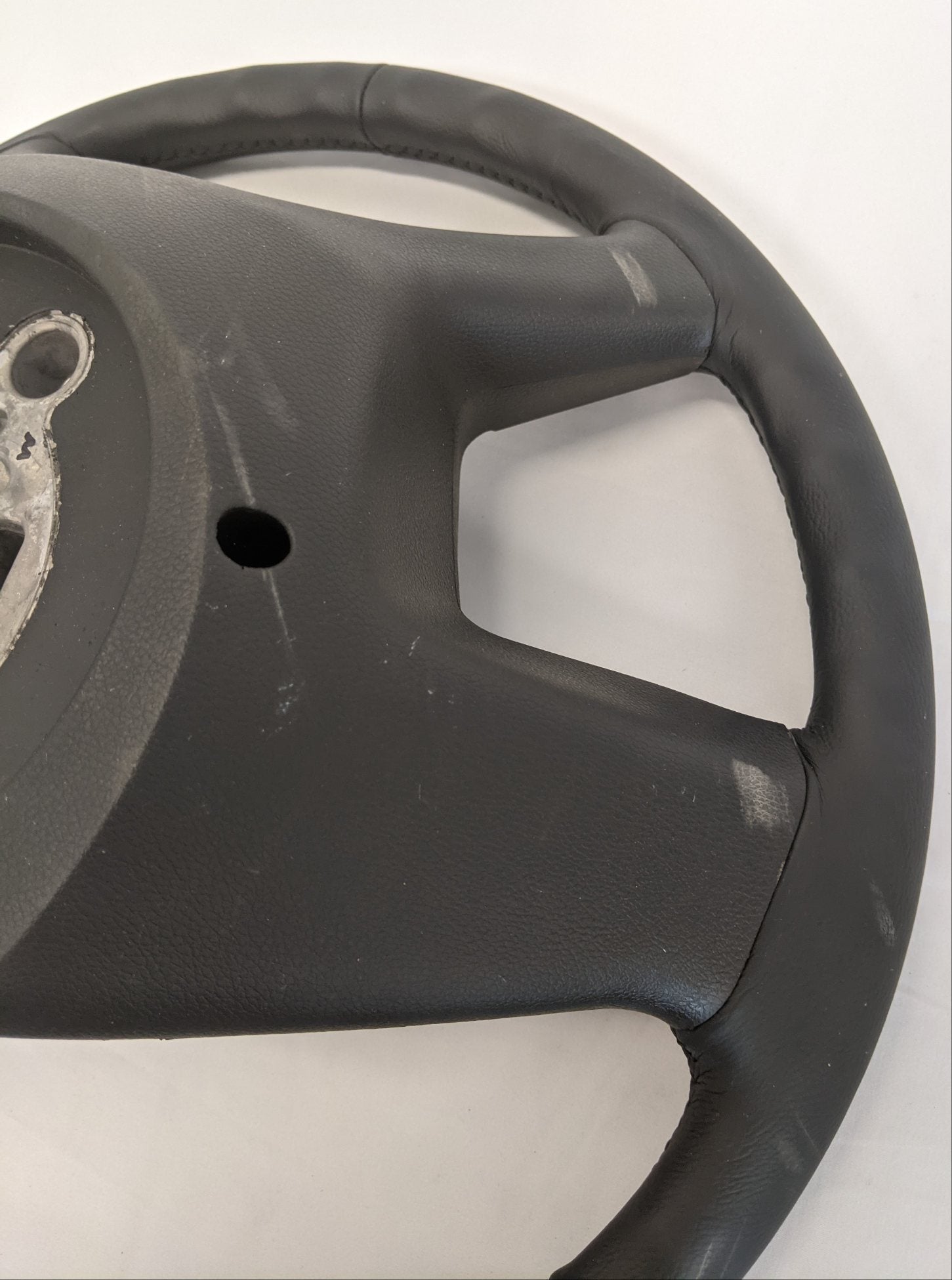Freightliner Chrome Switch Leather Steering Wheel - P/N  A14-19802-002 (8005873041724)