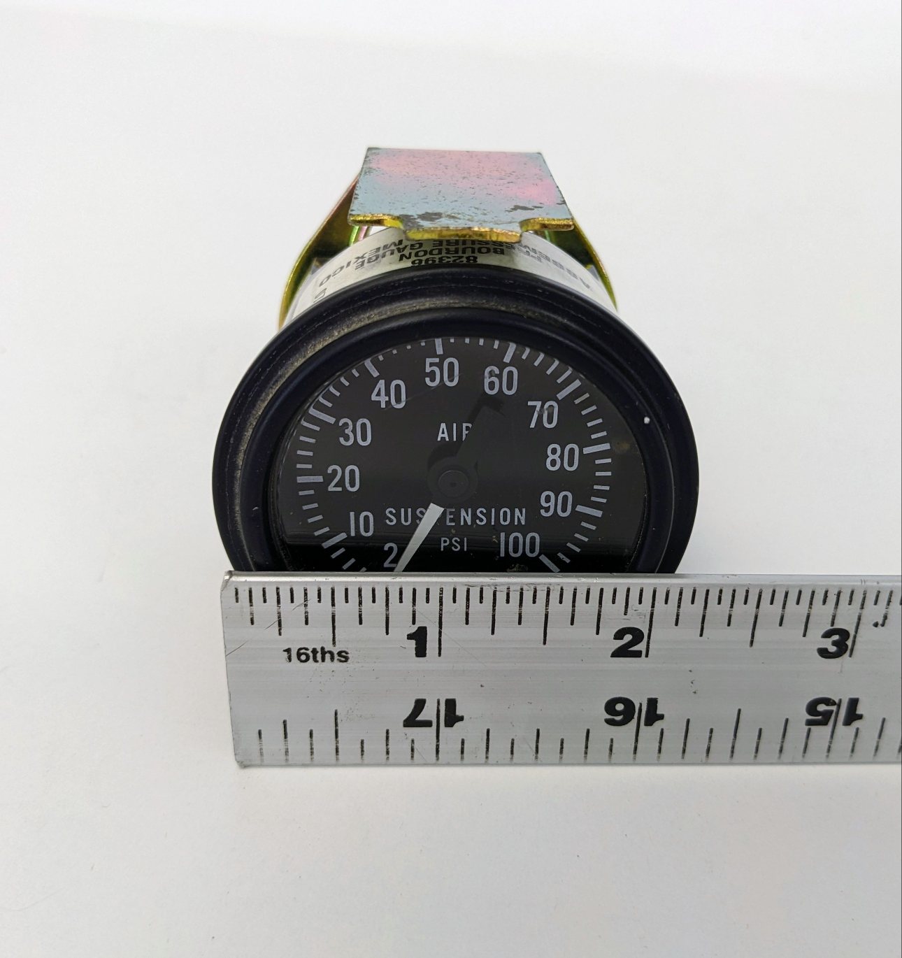 Used Stewart Warner Liftable Axle Suspension Pressure PSI Gauge - P/N SW 82396 (10171396915516)