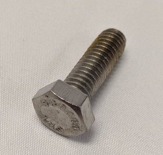 5/16"-18 x 1" Stainless Steel Hex Bolts - 18-8 (304), Fully Threaded, Lot of 50