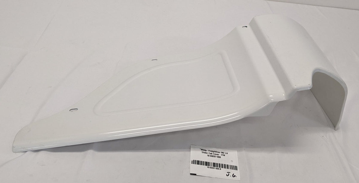 Freightliner M2 LH Under Cab Wheel Well Cover White 18-69207-000