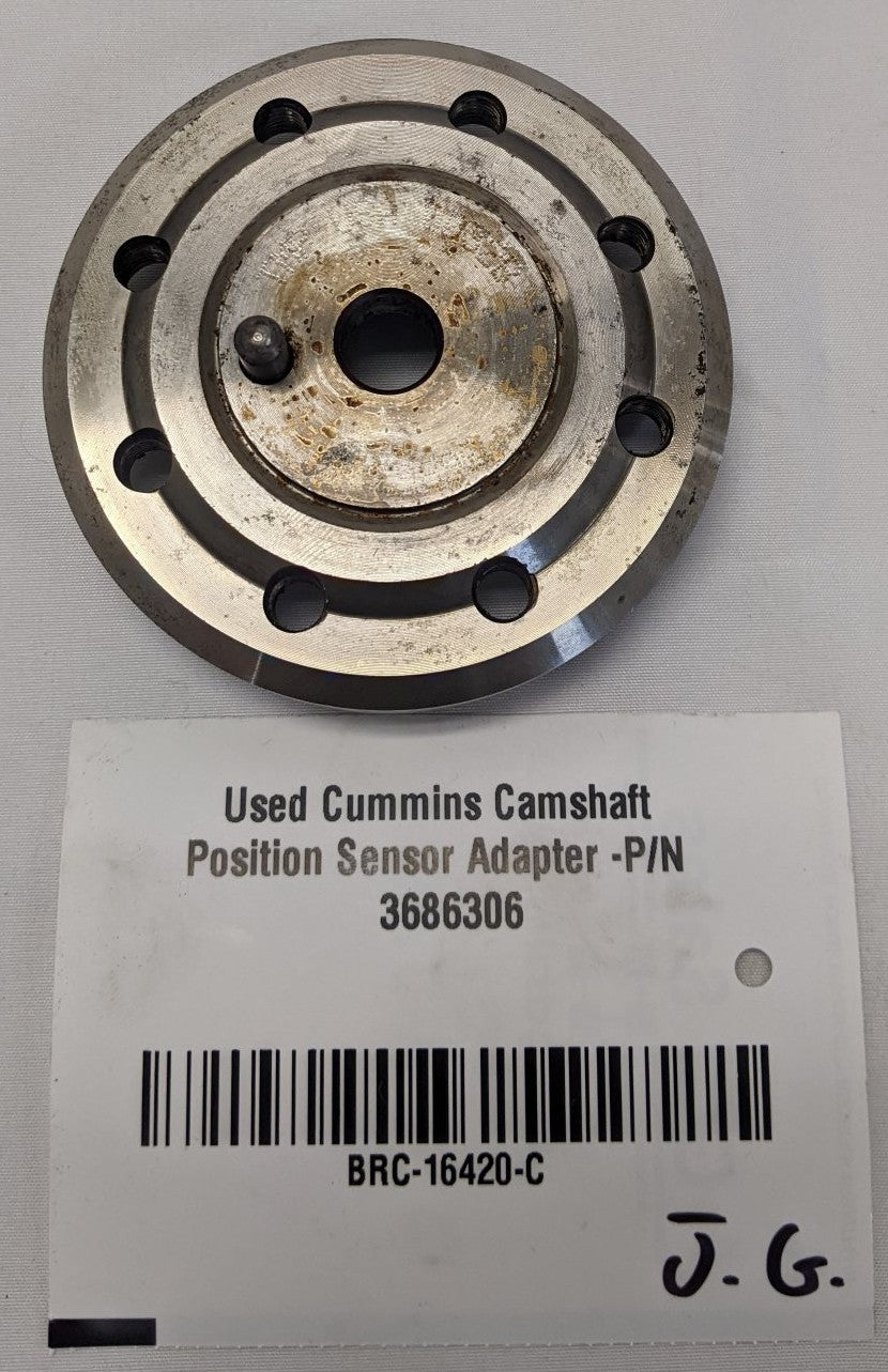 Used Cummins Camshaft Position Sensor Adapter -P/N 3686306