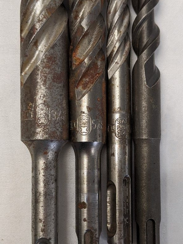DeWalt SDS Plus Drill Bit Set 4pc - DW5430, DW5447, DW5455