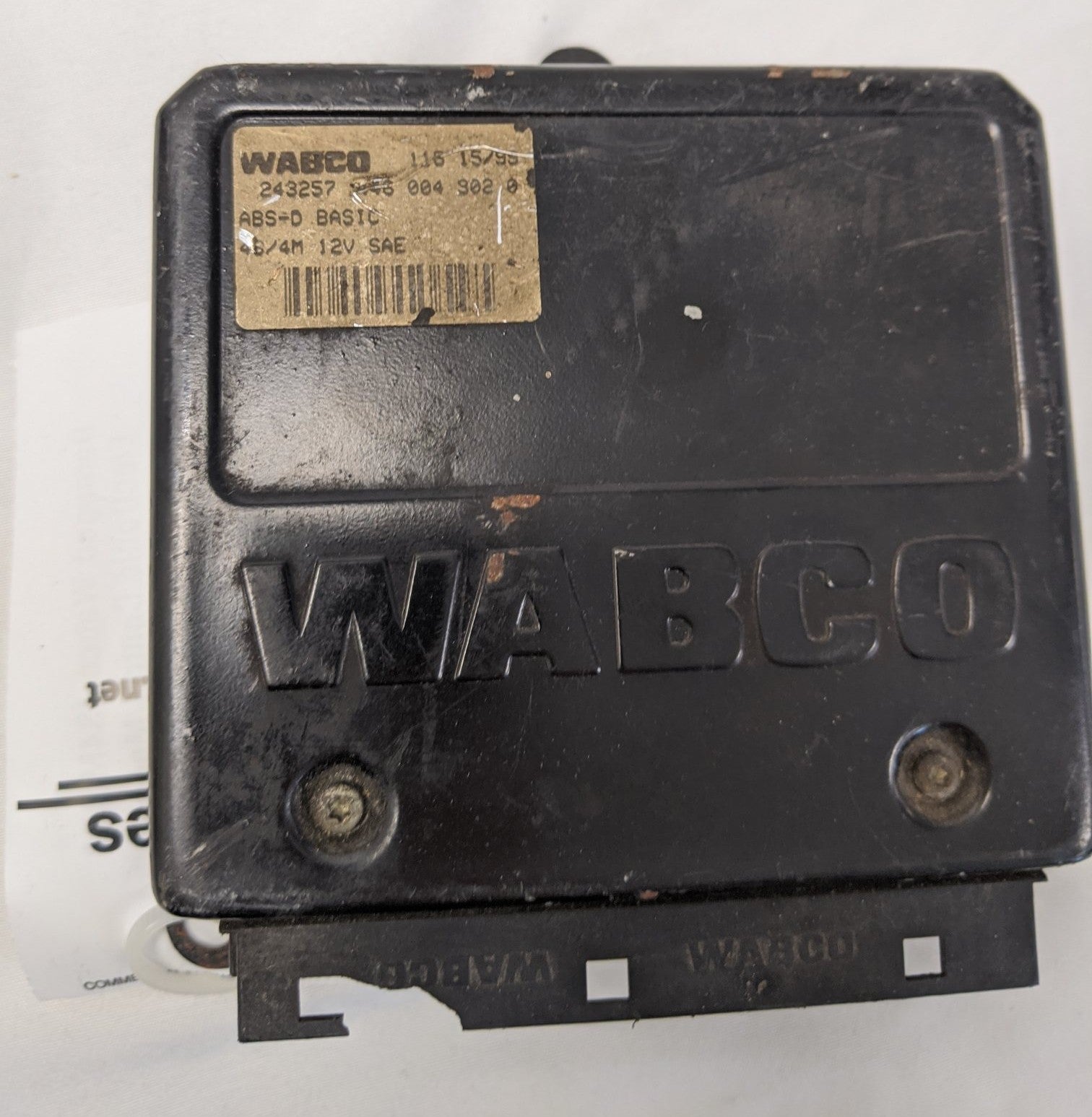 Damaged Wabco 4S4M ABS Electronic Control Module - P/N WAB 4460043020