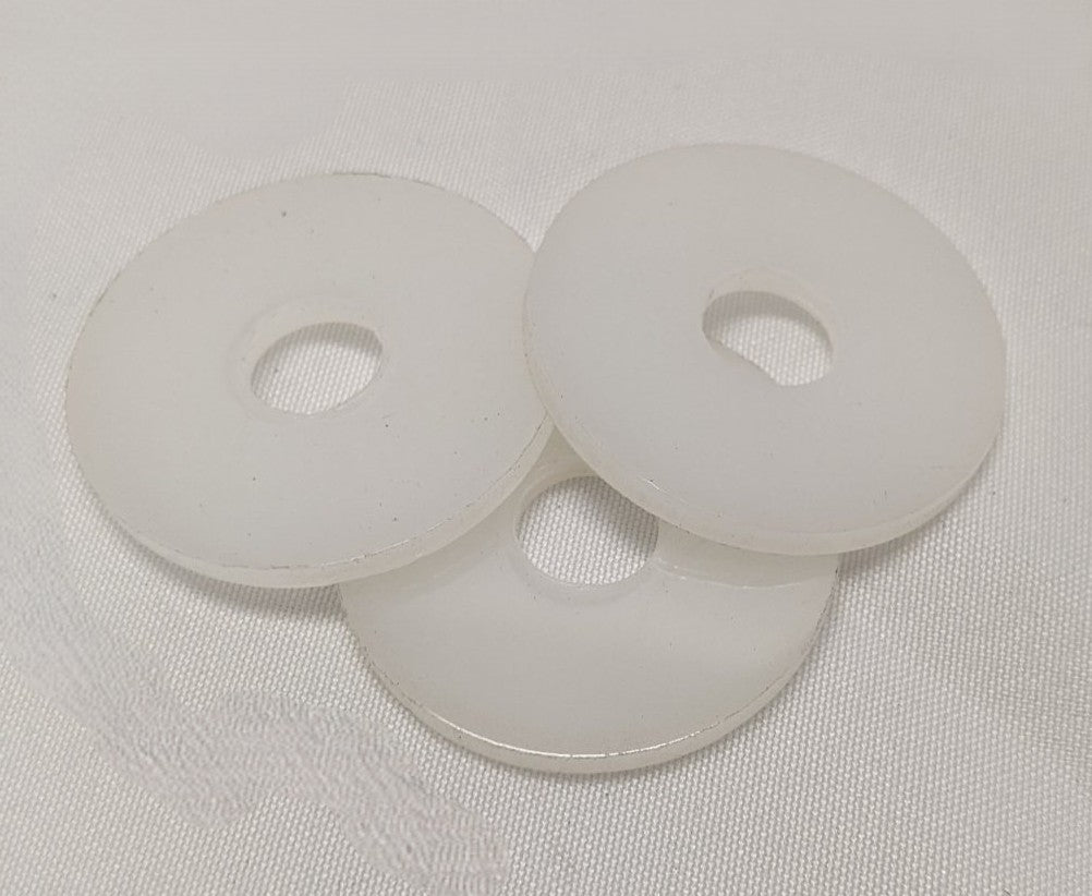 *Lot Of 200* New 5/16" ID X 1-1/4" OD X 1/8" Nylon Spacers