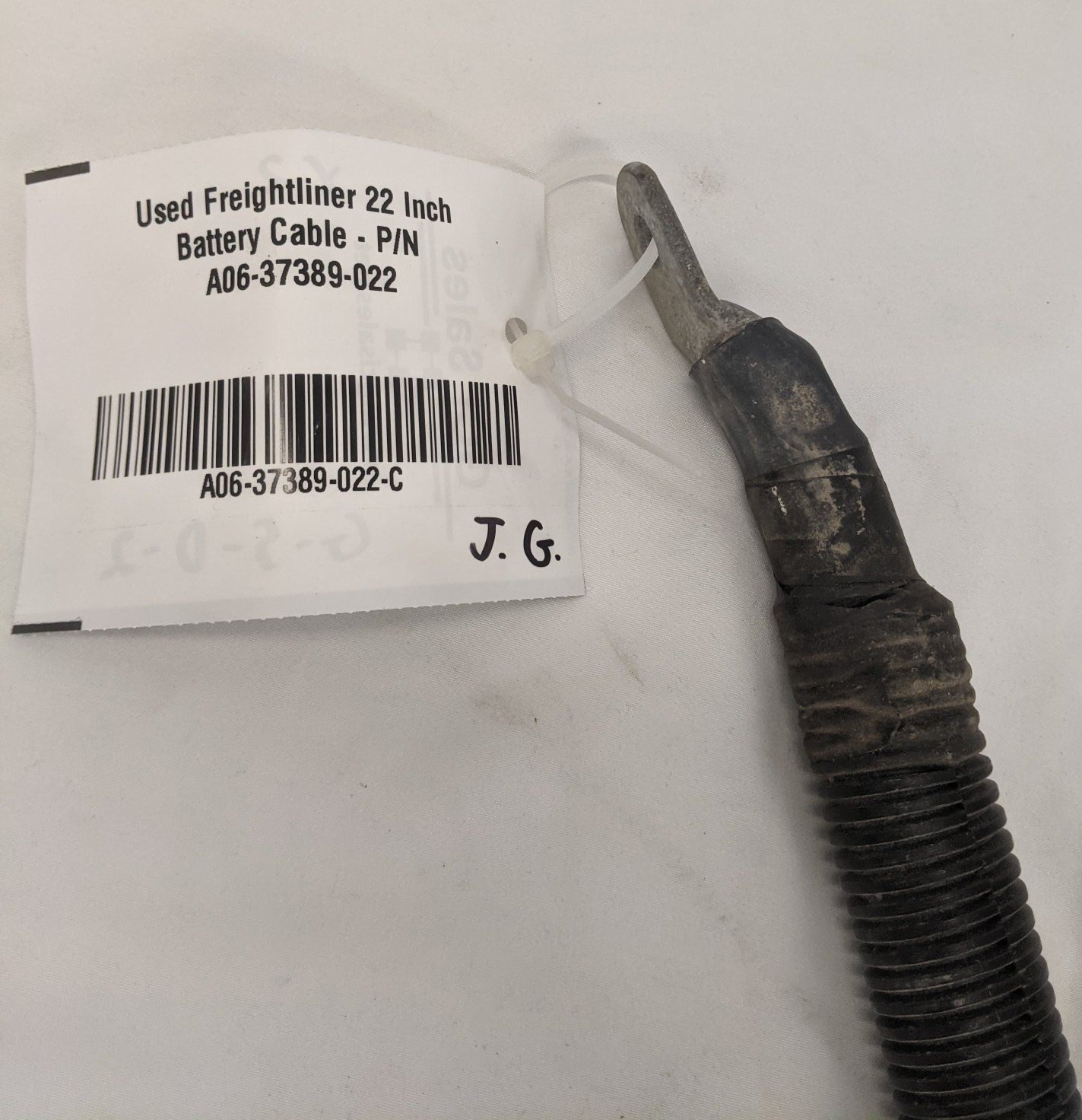 Used Freightliner 22 Inch Battery Cable - P/N A06-37389-022