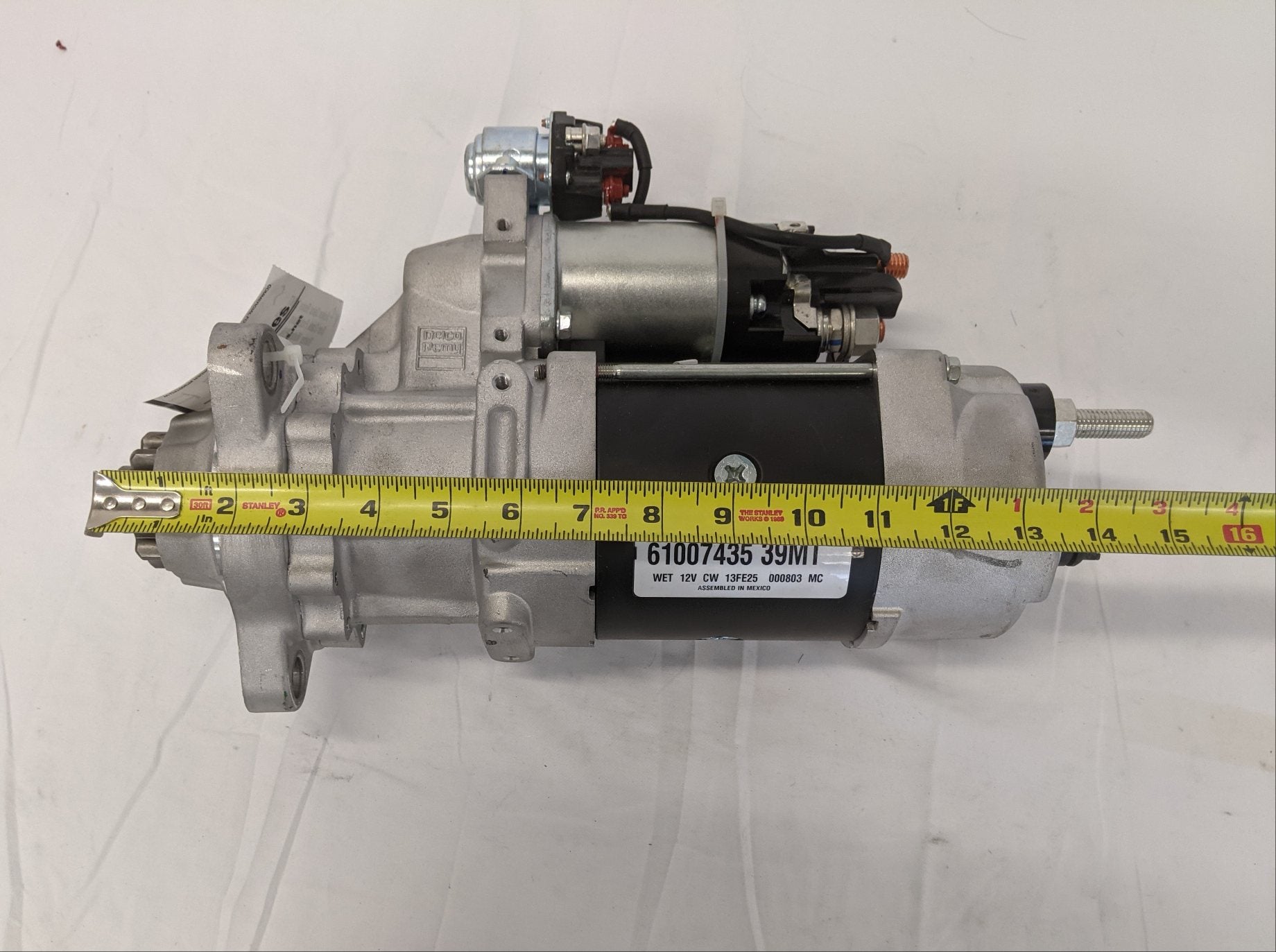 *Broken* Delco Remy 39MT Over Crank Protection Starter Motor-P/N DR 61007435 (10162177048892)