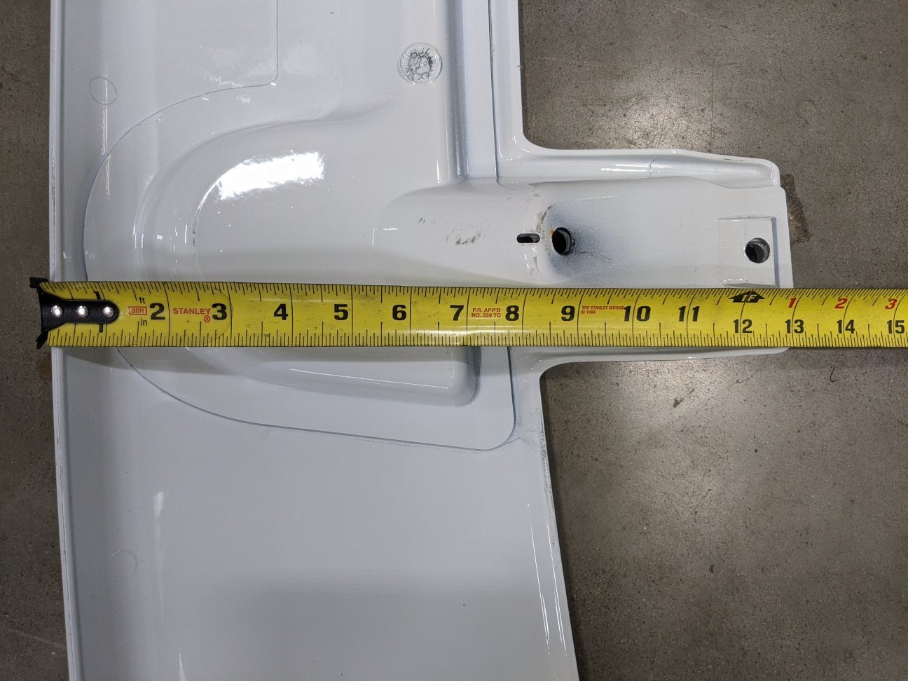 Used Freightliner M2 Reinforced Exterior Painted Sunvisor - P/N  A22-74451-000 (8662165979452)