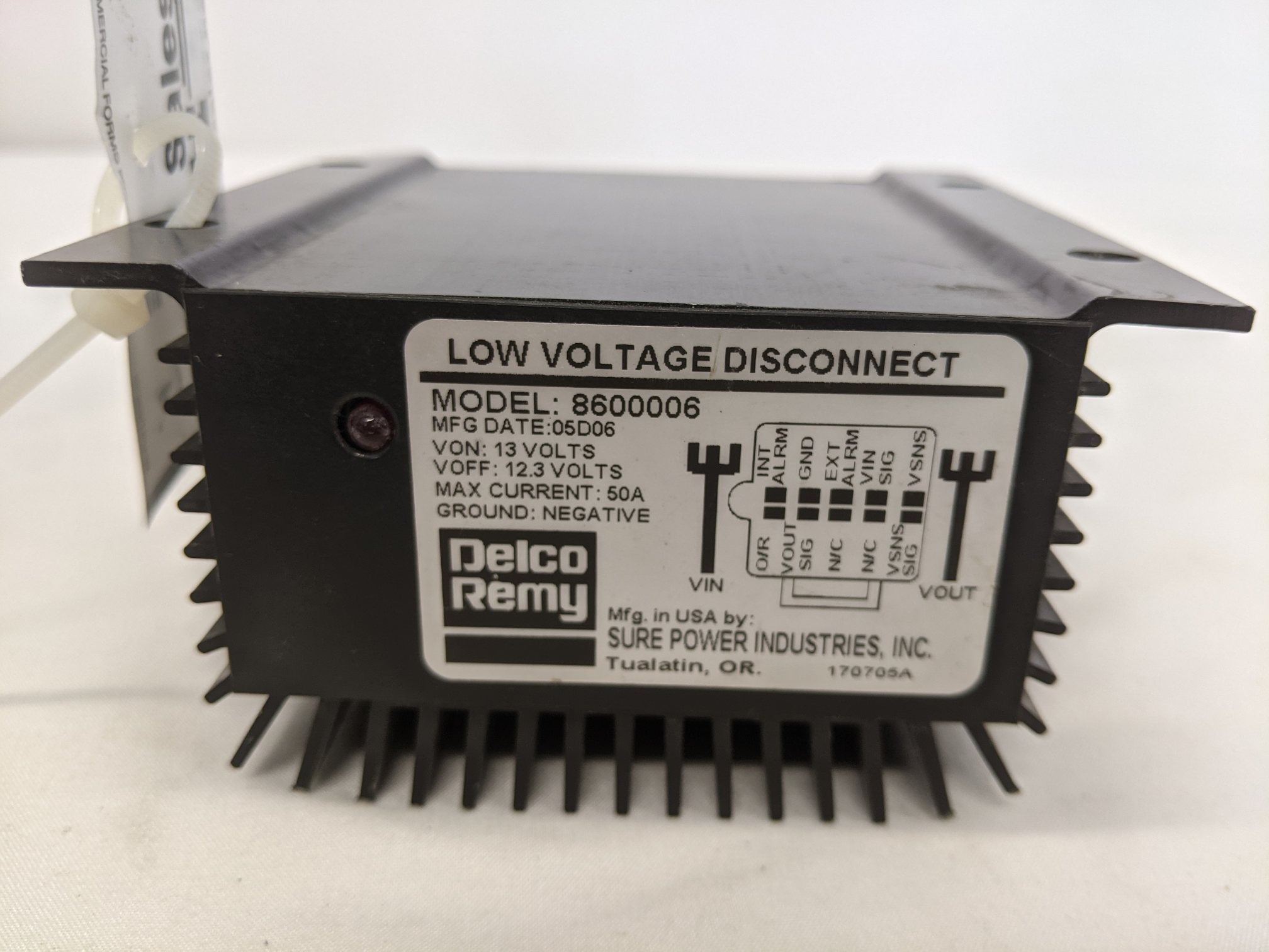 Used Delco Remy Low Voltage Disconnect Module - P/N DR 10510260 (10175155077436)