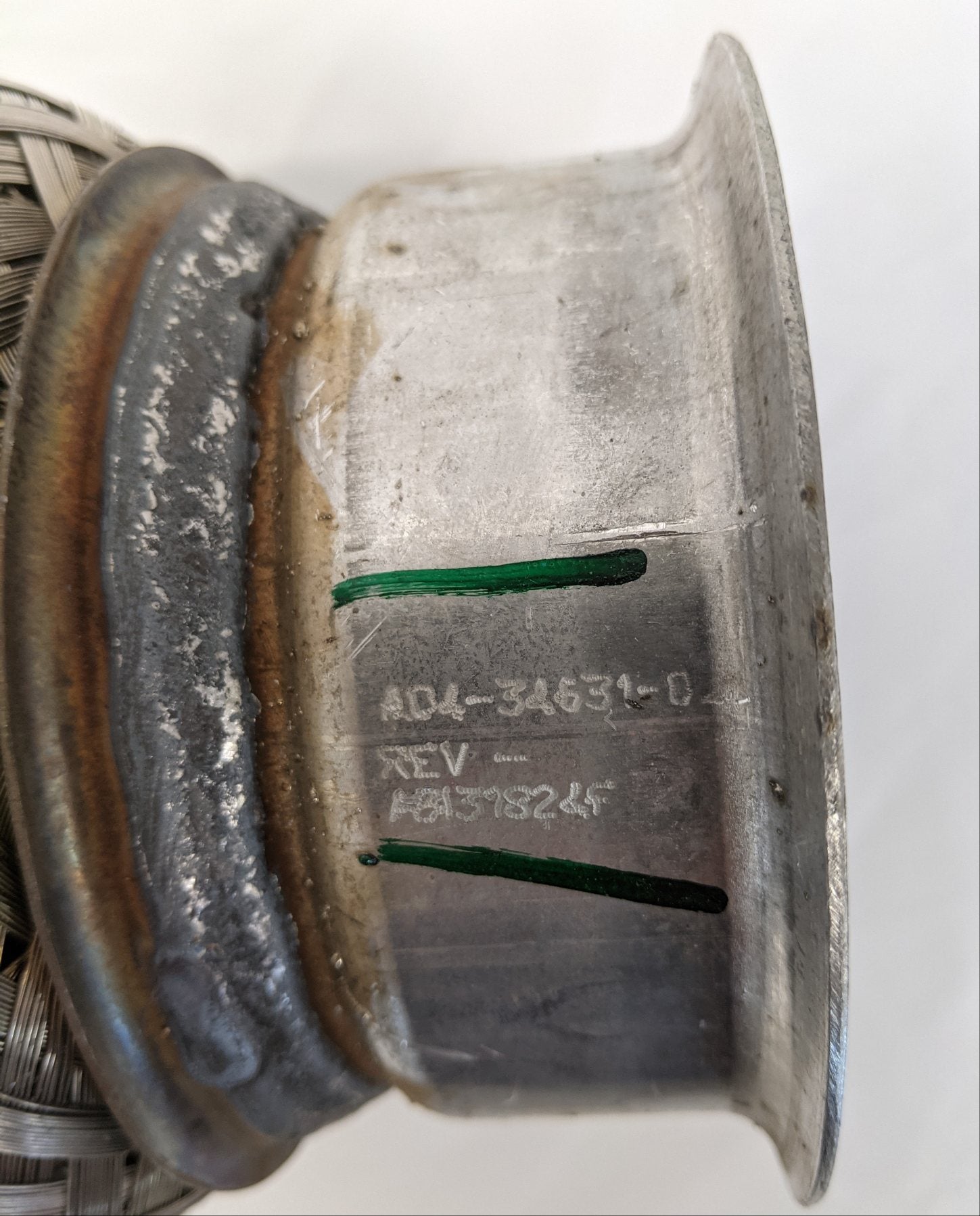 New Freightliner RH Engine Out DPF Exhaust Pipe - P/N A04-34631-000 (10118318817596)