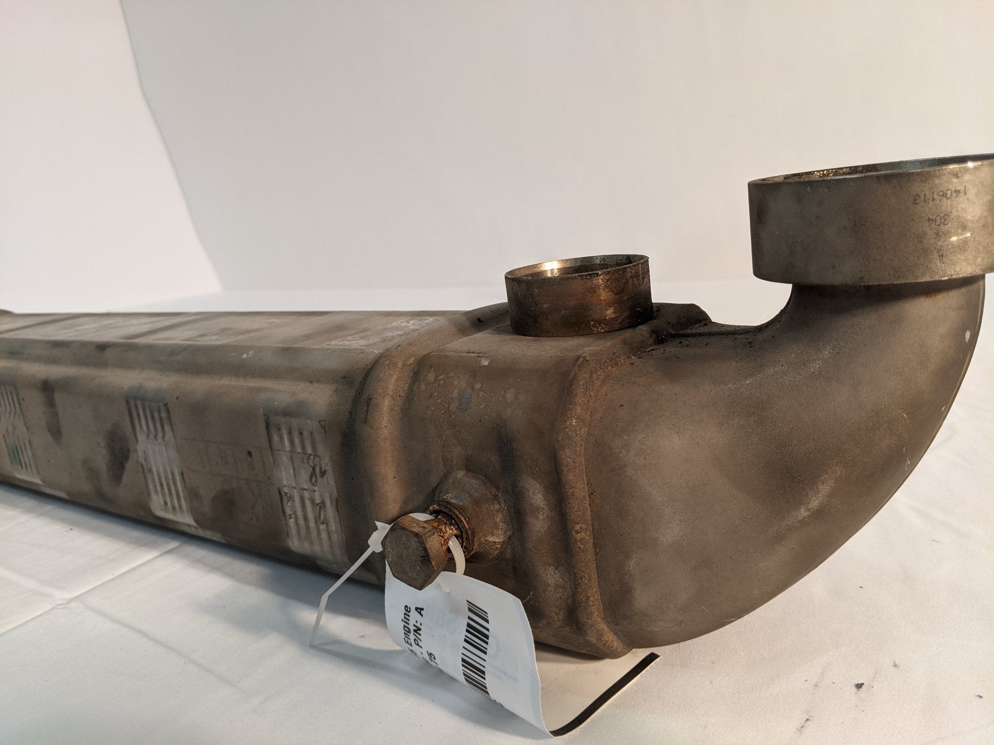 Used Detroit DD15 Engine Exhaust Gas Cooler - P/N: A 472 140 04 75 (10071150428476)