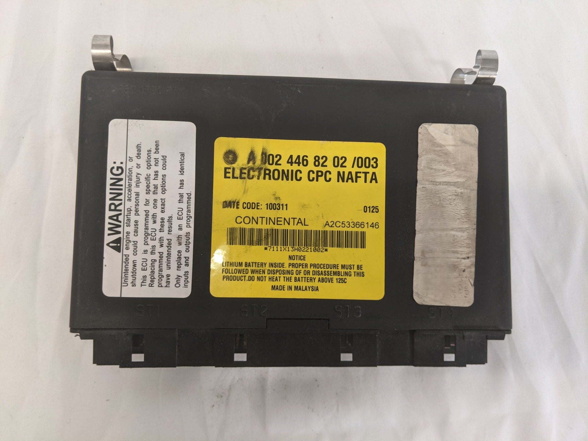 Used Continental Vehicle PRFM Monitor/Recorder CPC Module - P/N A 002 446 82 02