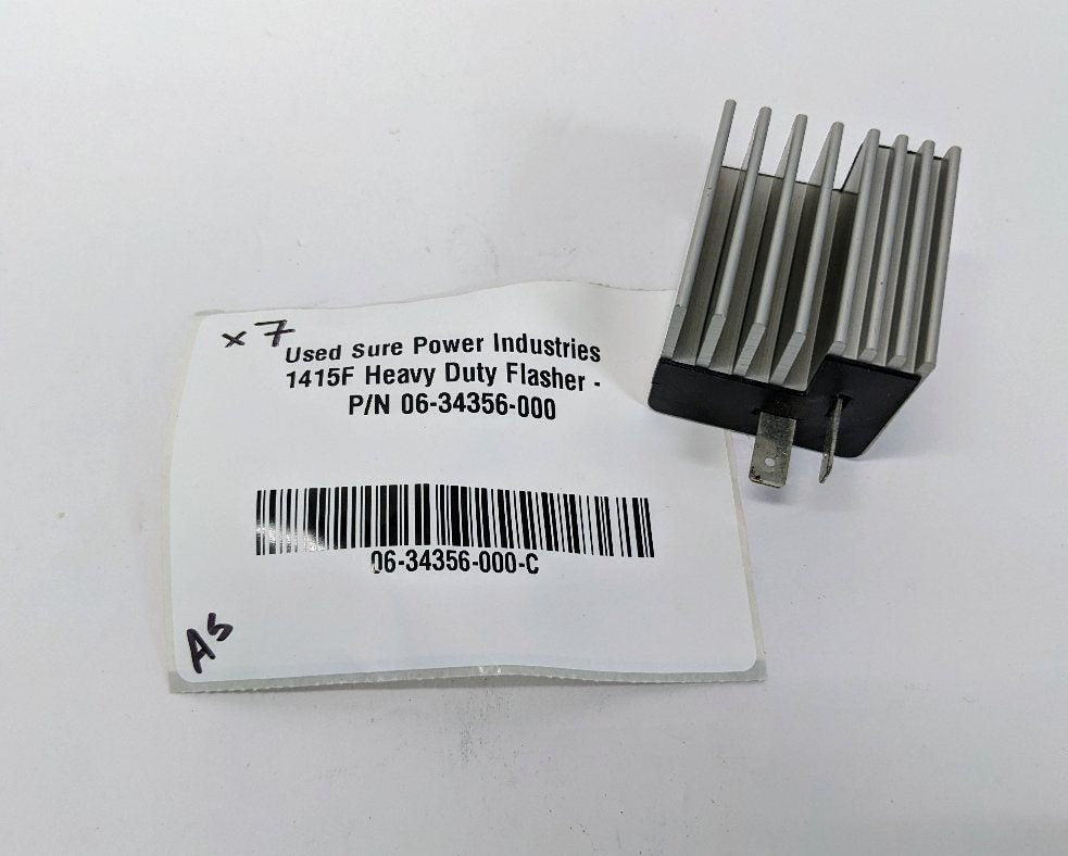 Used Sure Power Industries 1415F Heavy Duty Flasher - P/N 06-34356-000 (10114268528956)