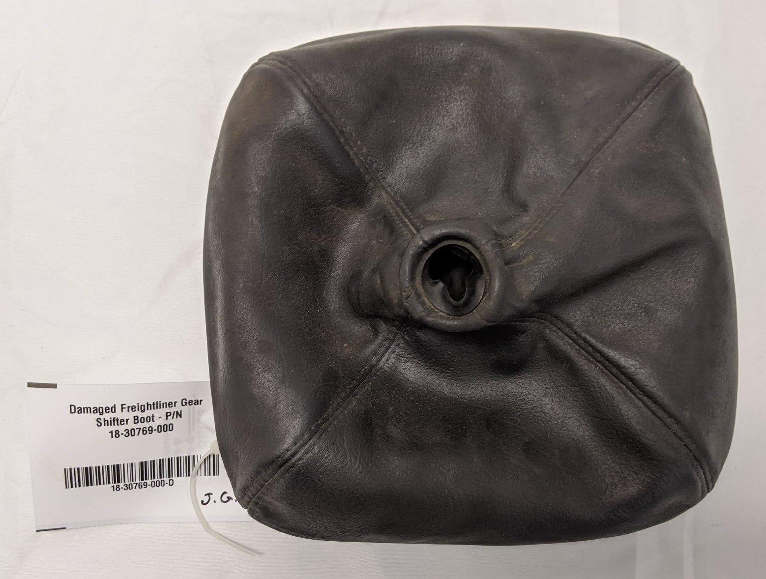 Damaged Freightliner Gear Shifter Boot - P/N 18-30769-000