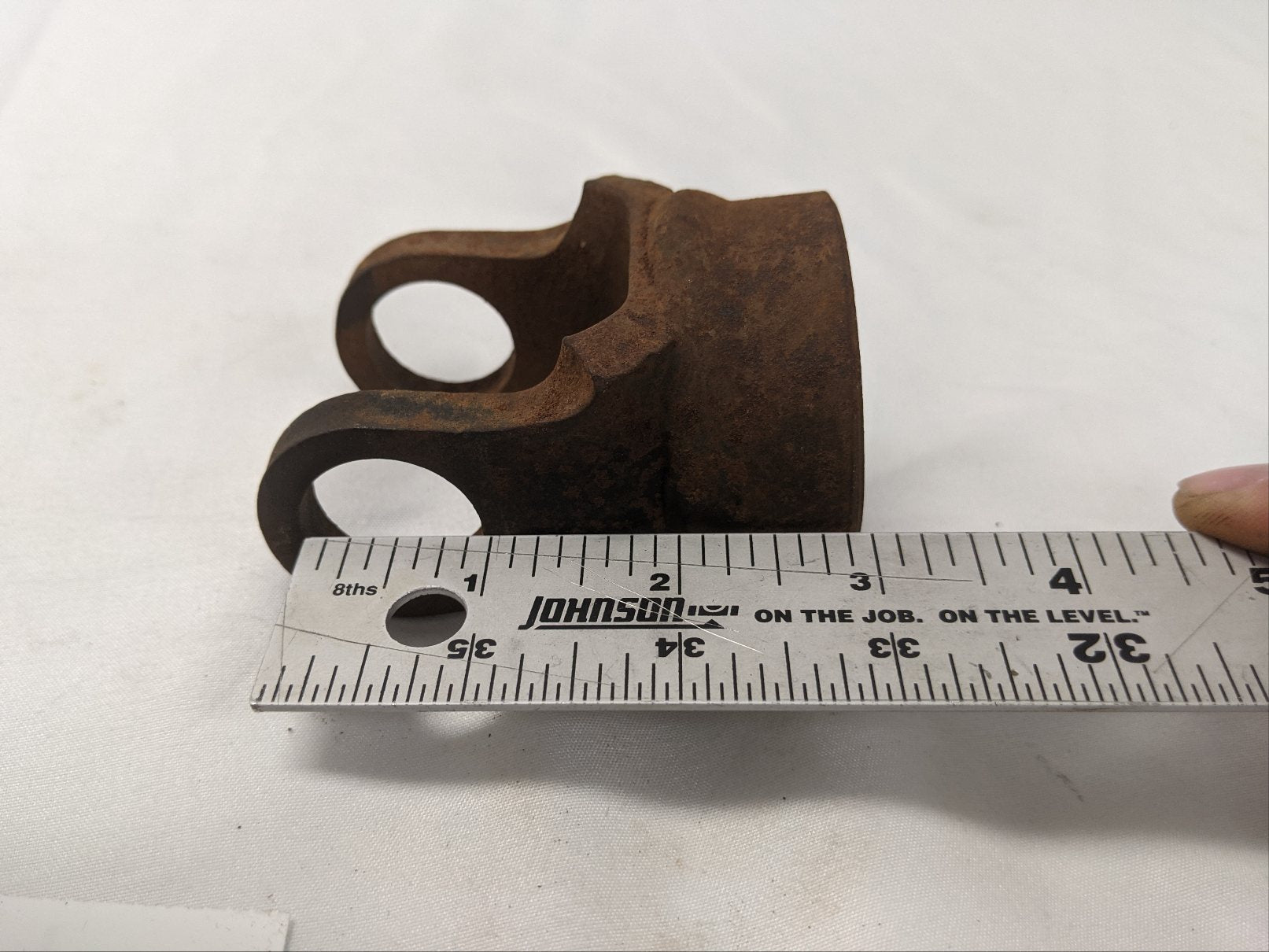 1 1/4" Round Bore, 1/4" Keyway, & Set Screw Implement Yoke - Used