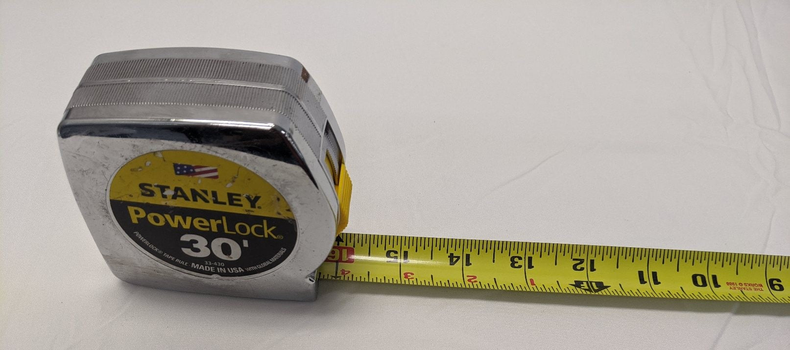 30 Foot Tape Measures | Lot of 4 | Stanley PowerLock FatMax Klein | Used