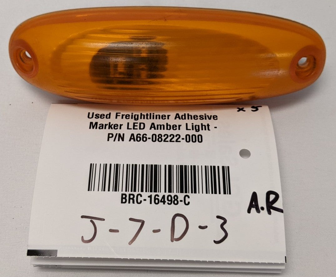 Used Freightliner Cascadia P3 Amber LED Marker A66-08222-000