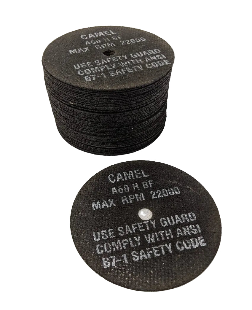CGW Camel 4" Cut-Off Wheels | Lot of 50 | Reinforced | 22,000 RPM | A60-R-BF