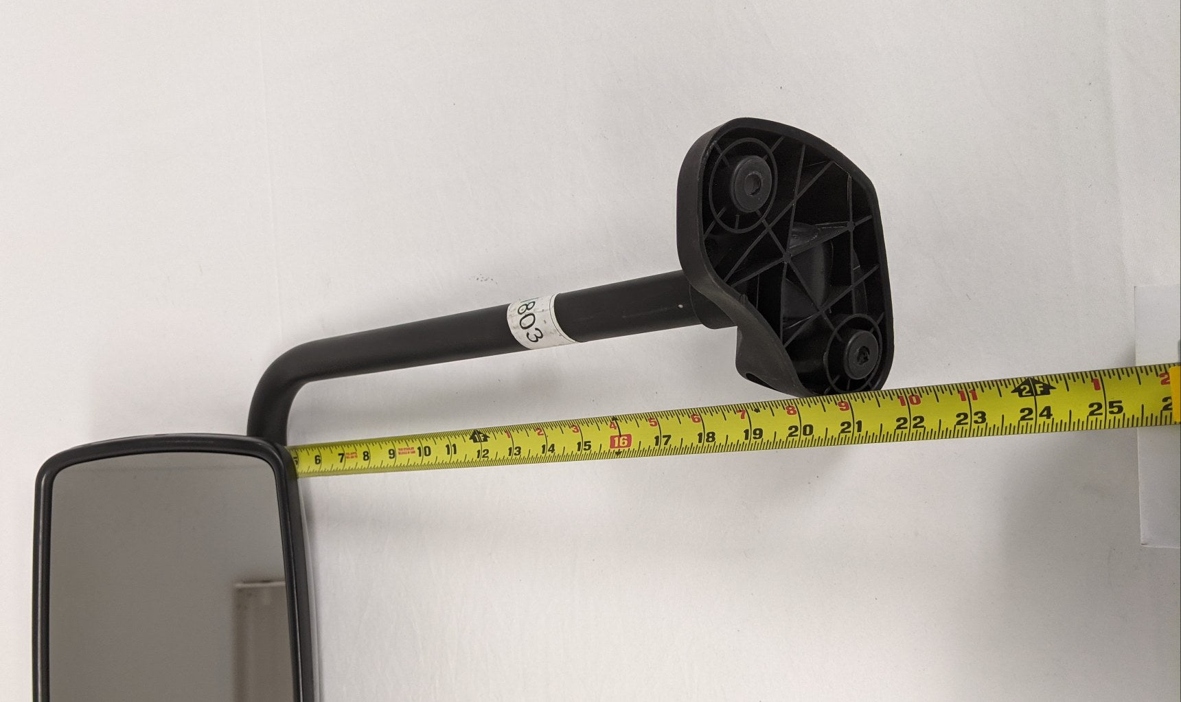 Freightliner M2 Manual Black Door Mirror - A22-74243-040 - Cracked