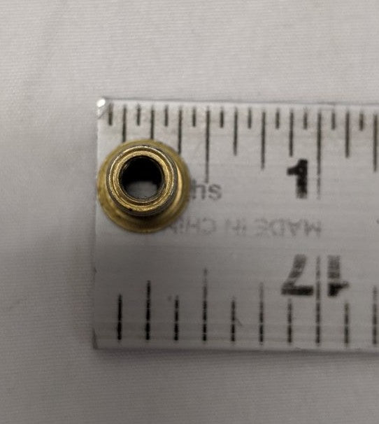 *Lot of 100* 3/16-24 Large Flange Steel Yellow Zinc Plated Ribbed Rivet Nuts