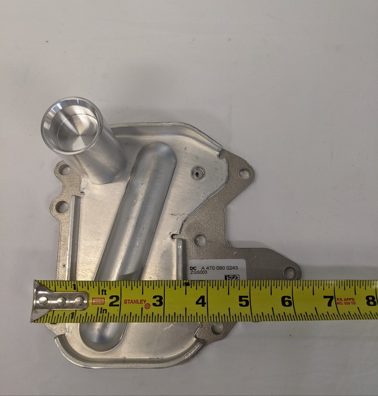 Partial Detroit Fuel Cooler Delete Bypass Plate Kit - P/N A 472 070 00 79 (10126297923900)