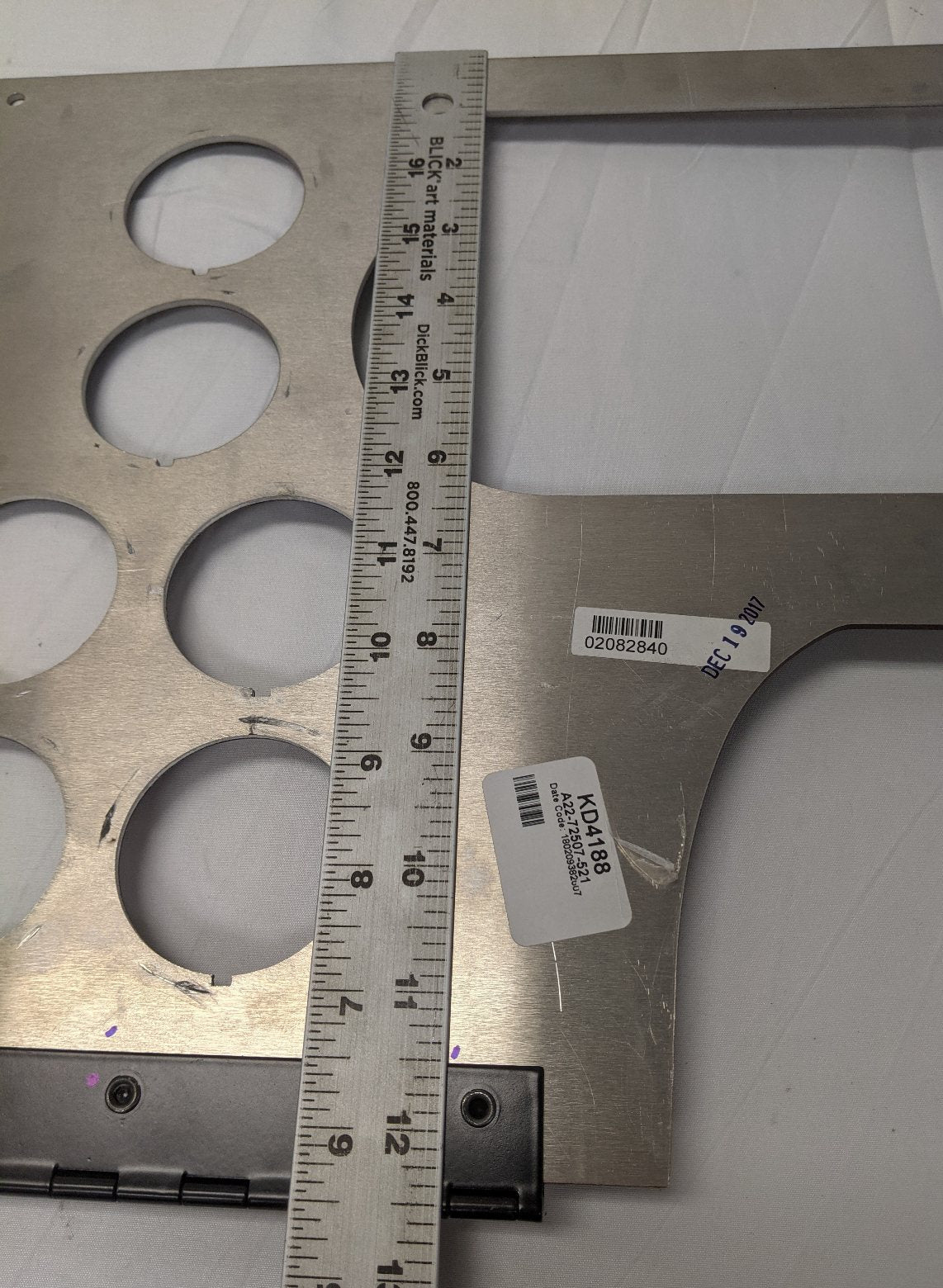 *Scratched* Western Star 4700 5700 Blank Instrument Panel - P/N A22-72390-001