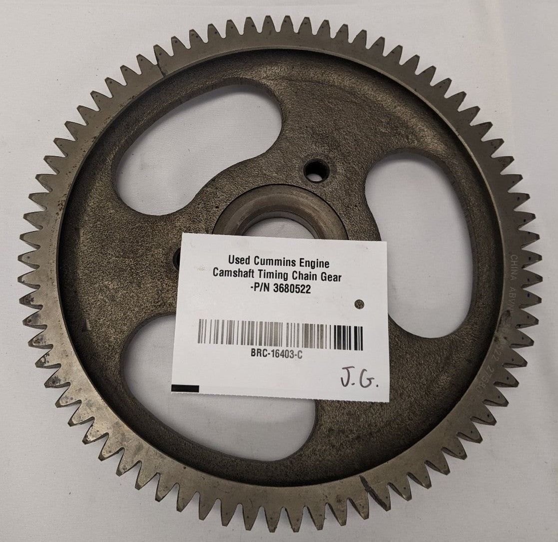 Used Cummins ISX15 QSX15 Camshaft Timing Chain Gear | 3680522