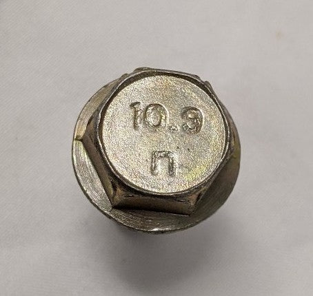 *Lot of 50* New M10-1.5mm x 25mm Fully Threaded Grade 10.9 Steel Flange Bolts