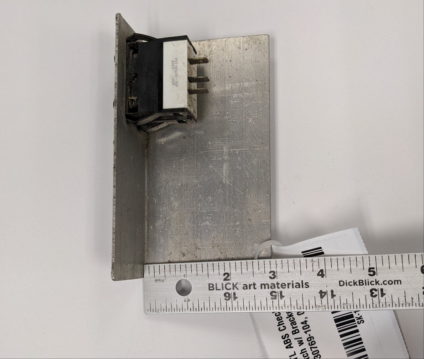 Used FTL ABS Check Rocker Switch w/ Bracket - P/Ns A06-30769-104, 0635825000 (10114274459964)