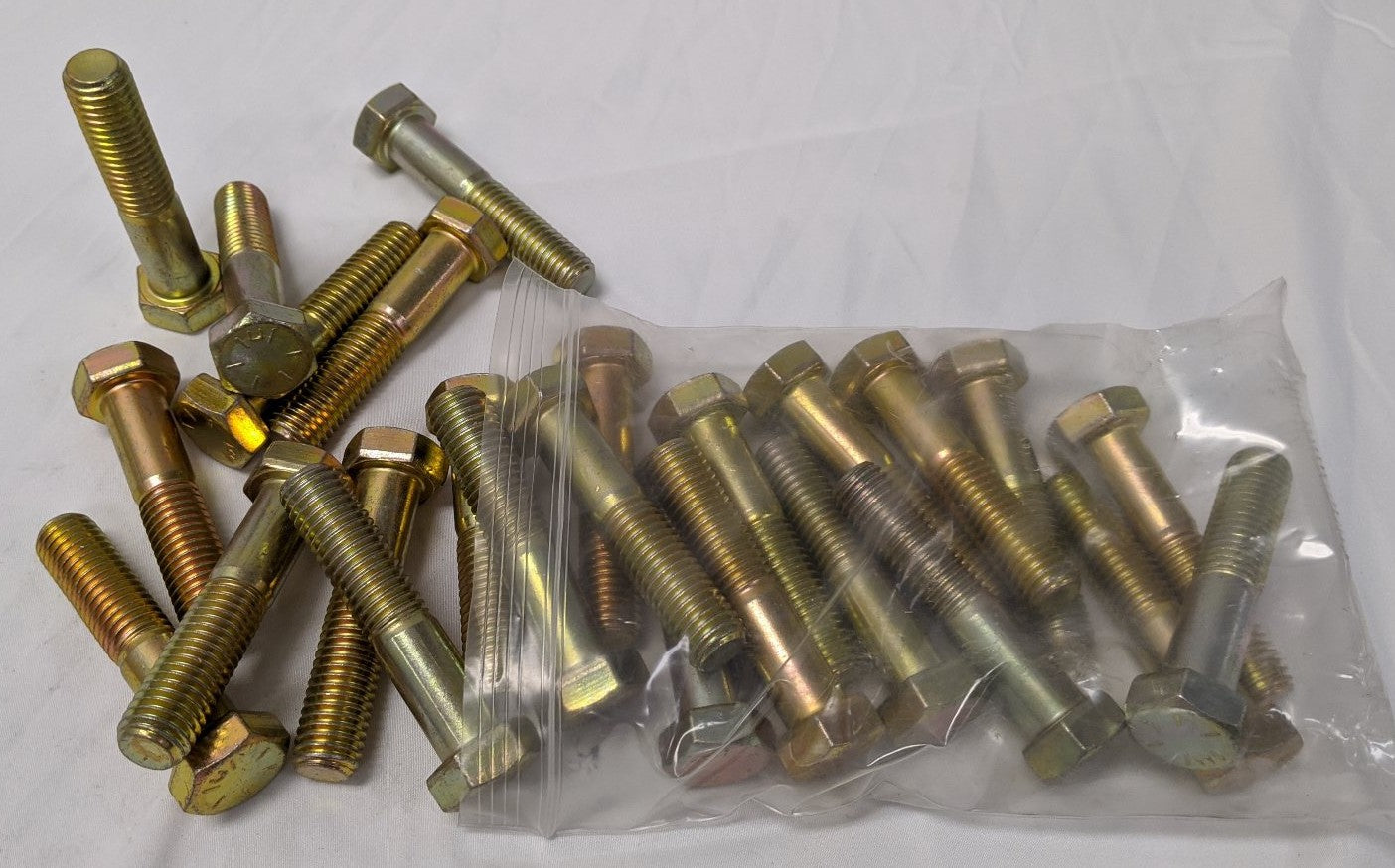 *Lot of 25* New 5/8"-11 x 3" Partly Threaded Coarse Grade 8 Steel Hex Bolts