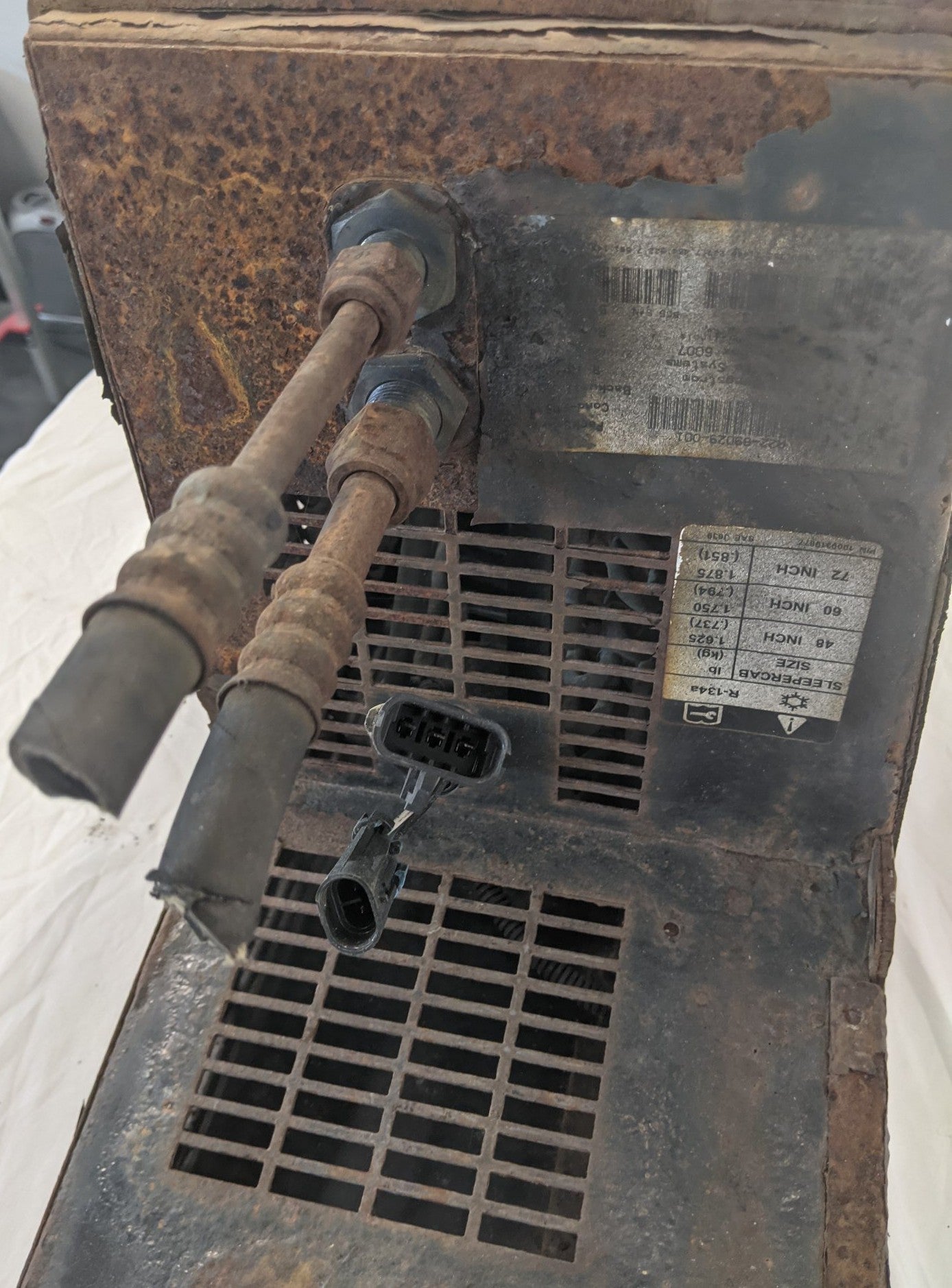 Used Bergstrom PHVAC Backwall Condenser - P/N  A22-69029-001