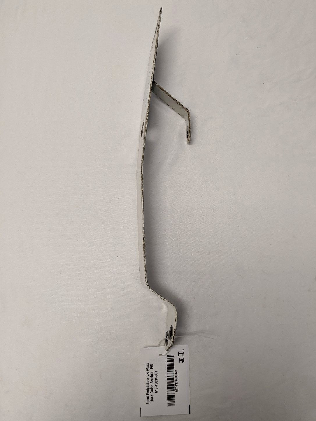 Freightliner LH White Hood Guide Bracket - P/N A17-13034-000 - Used