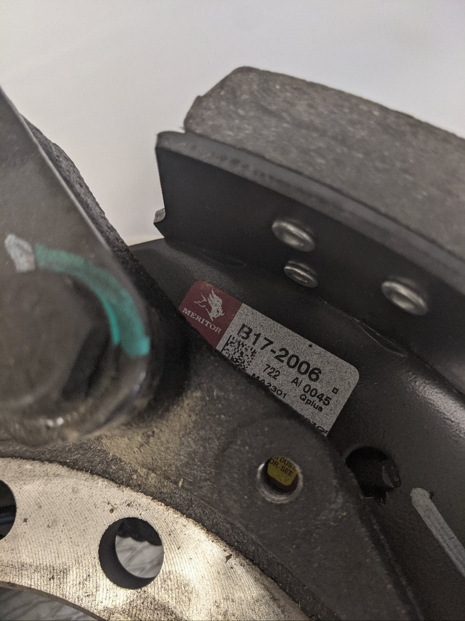 Meritor 16.5x7 Q Plus Cam Brake Assembly | QP6-1657-12617