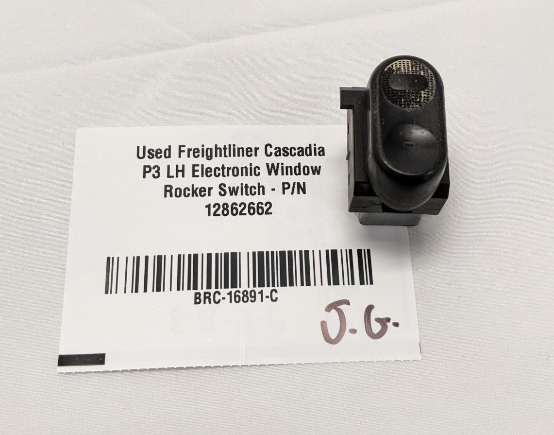 Freightliner Cascadia P3 LH Power Window Rocker Switch 12862662