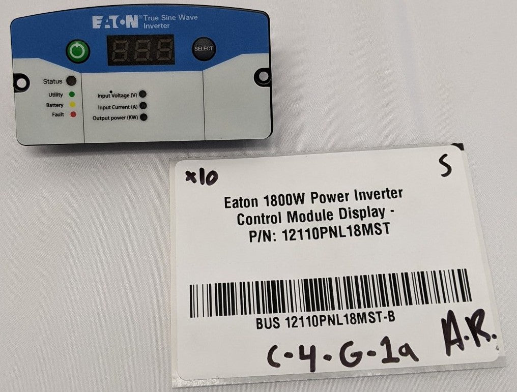 Eaton 1800W Power Inverter Control Module Display - P/N: 12110PNL18MST