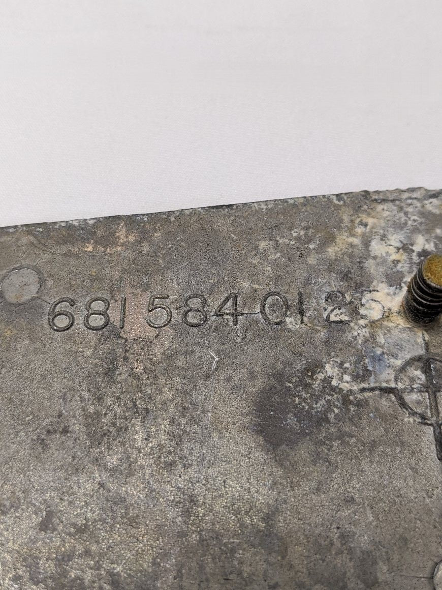 Used Vintage Metal Freightliner Truck Trim Emblem Nameplate - P/N  6815840125