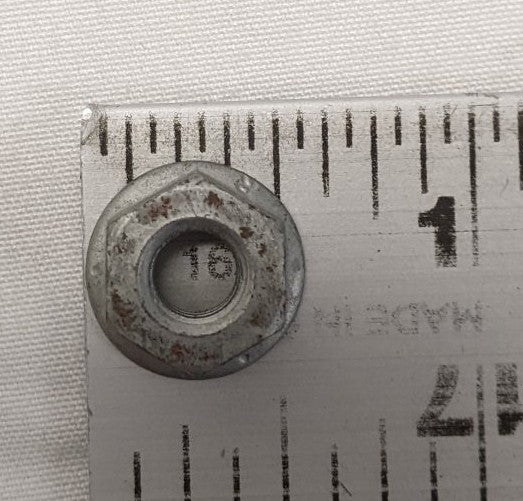 *Lot of 100* New 1/4"-20 Coarse Steel Galvanized Flange Nuts