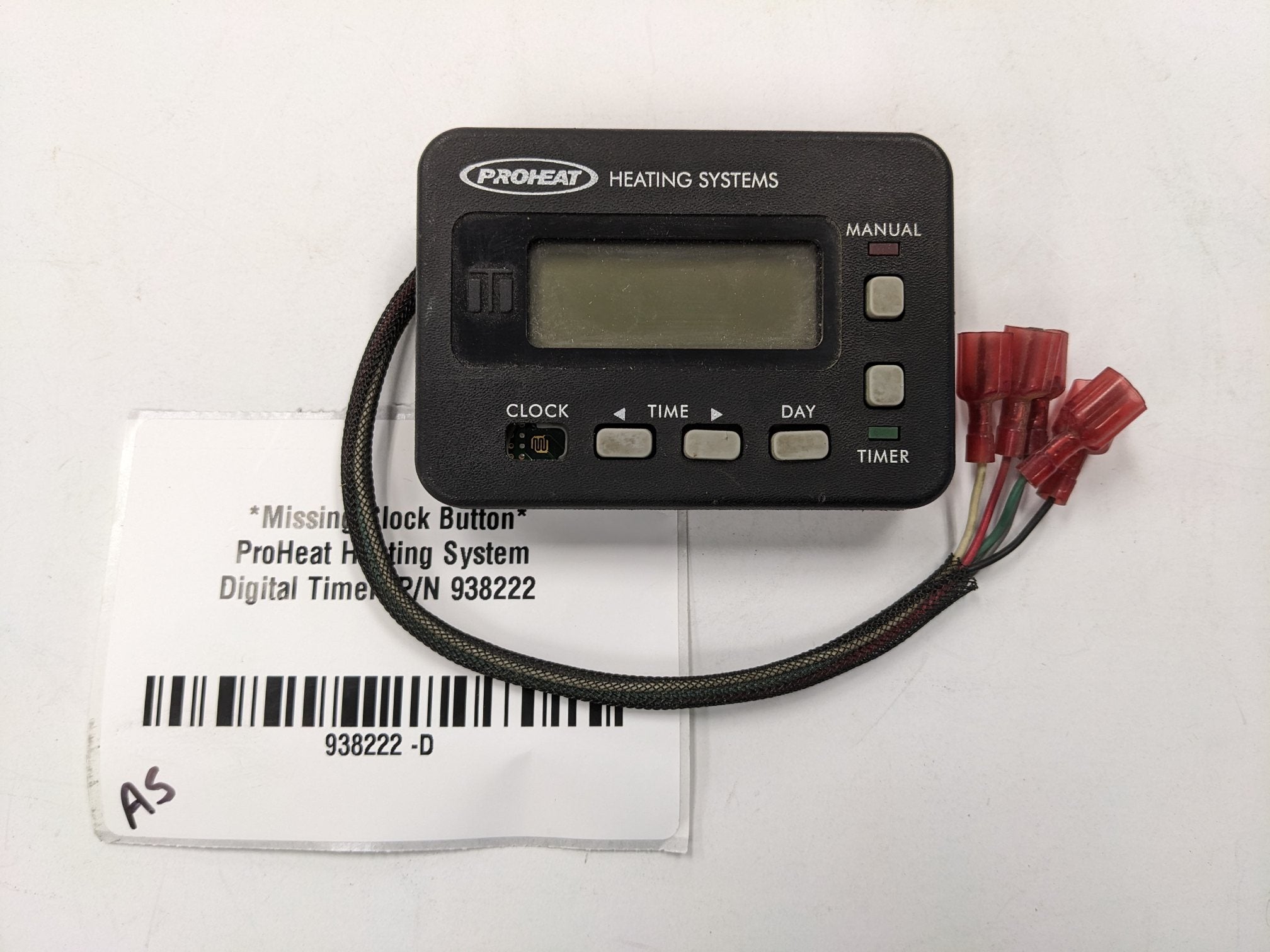 ProHeat Heating System Digital Timer (938222) - Damaged