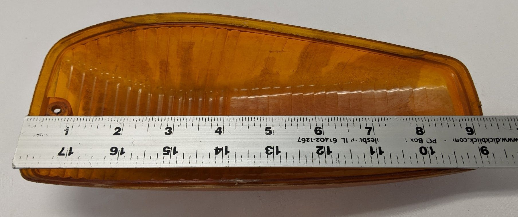 Lot of 2 Grote Amber Marker Light Lens Damaged P/N 92193