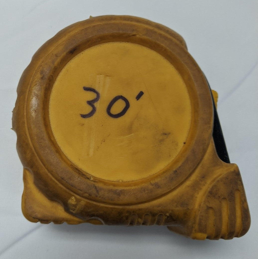 30 Foot Tape Measures | Lot of 4 | Stanley PowerLock FatMax Klein | Used