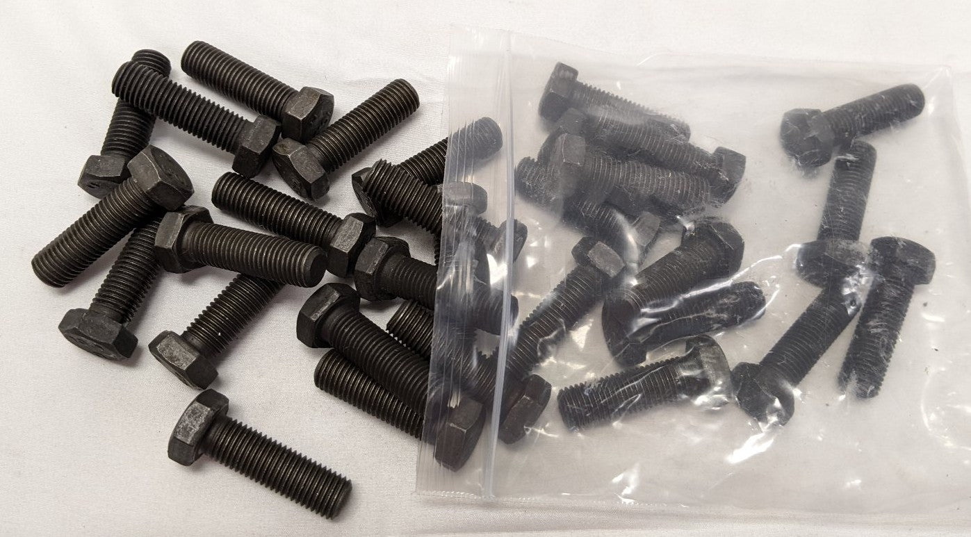 *Lot of 30* New M12-1.5mm x 40mm Fully Threaded Grade 10.9 Steel Hex Bolts
