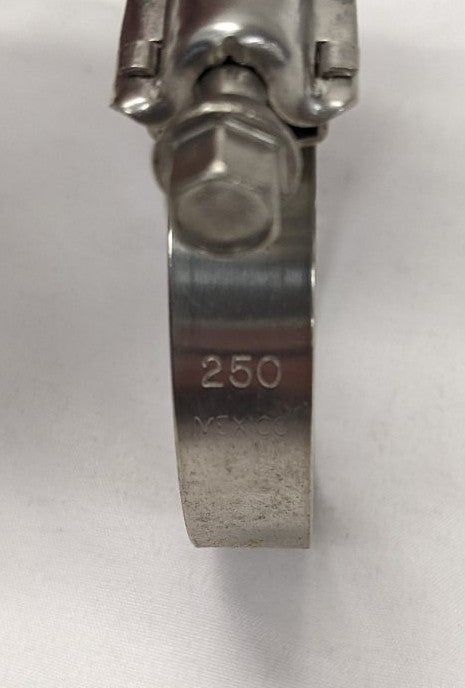 *Lot of 5* New 1-3/4 - 2-7/8" (44-74 MM) Stainless Steel Hose Clamps