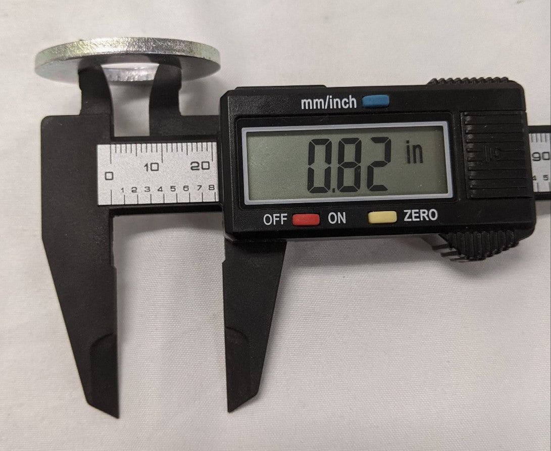 3/4" Zinc Plated Steel Washers - Lot of 50 - Heavy Duty Flat Washers