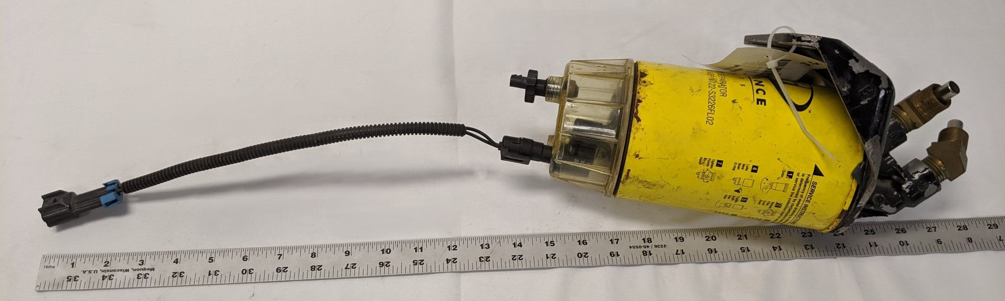 Used Alliance 12V Fuel Water Separator - P/N 03-33417-222