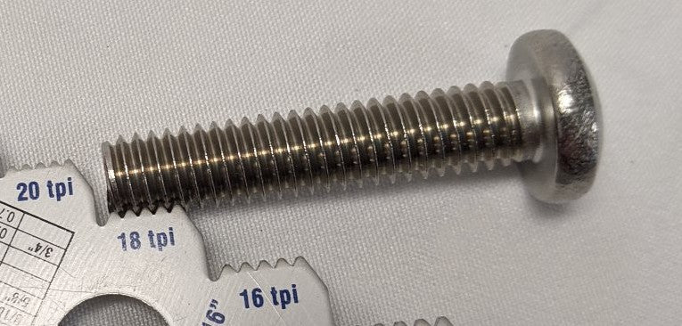 5/16"-18 x 1 1/2" Stainless Steel Pan Head Bolts - 18-8, Phillips Drive, Lot of 50