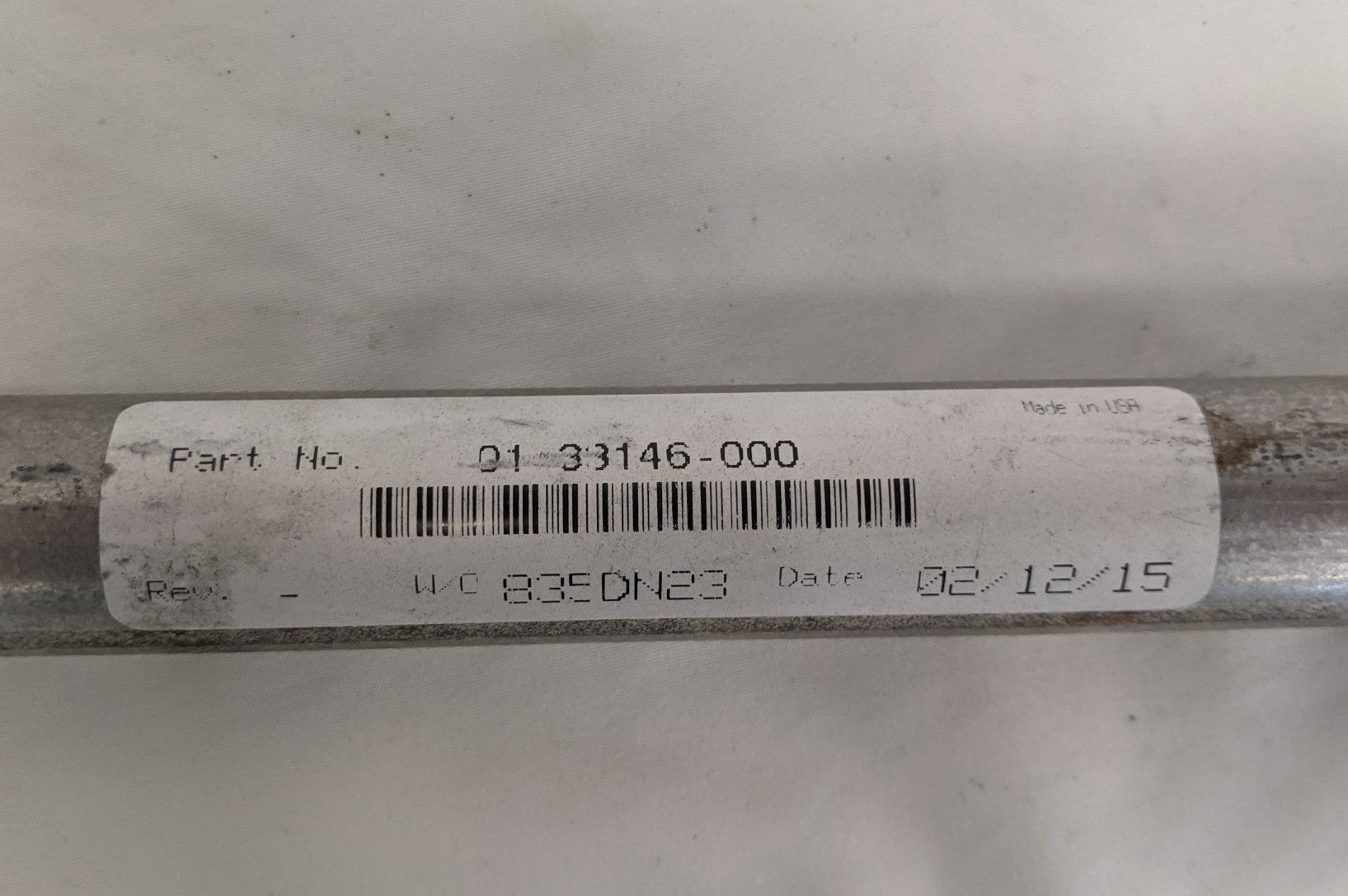 Freightliner Air Compressor Intake Line Tube - P/N 01-33146-000