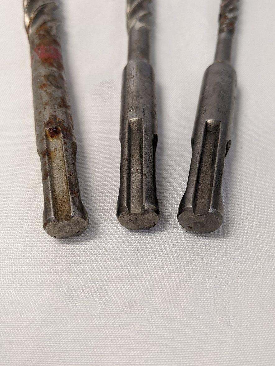 Hilti TE-CX SDS Plus Masonry Drill Bit - Lot 9pc - 1/4-1/2"