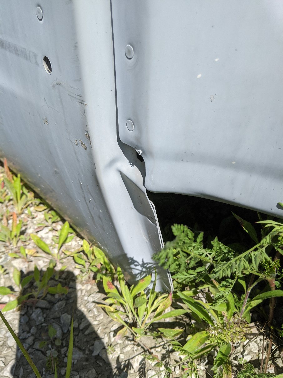 Damaged Freightliner M2 Extended Cab Shell