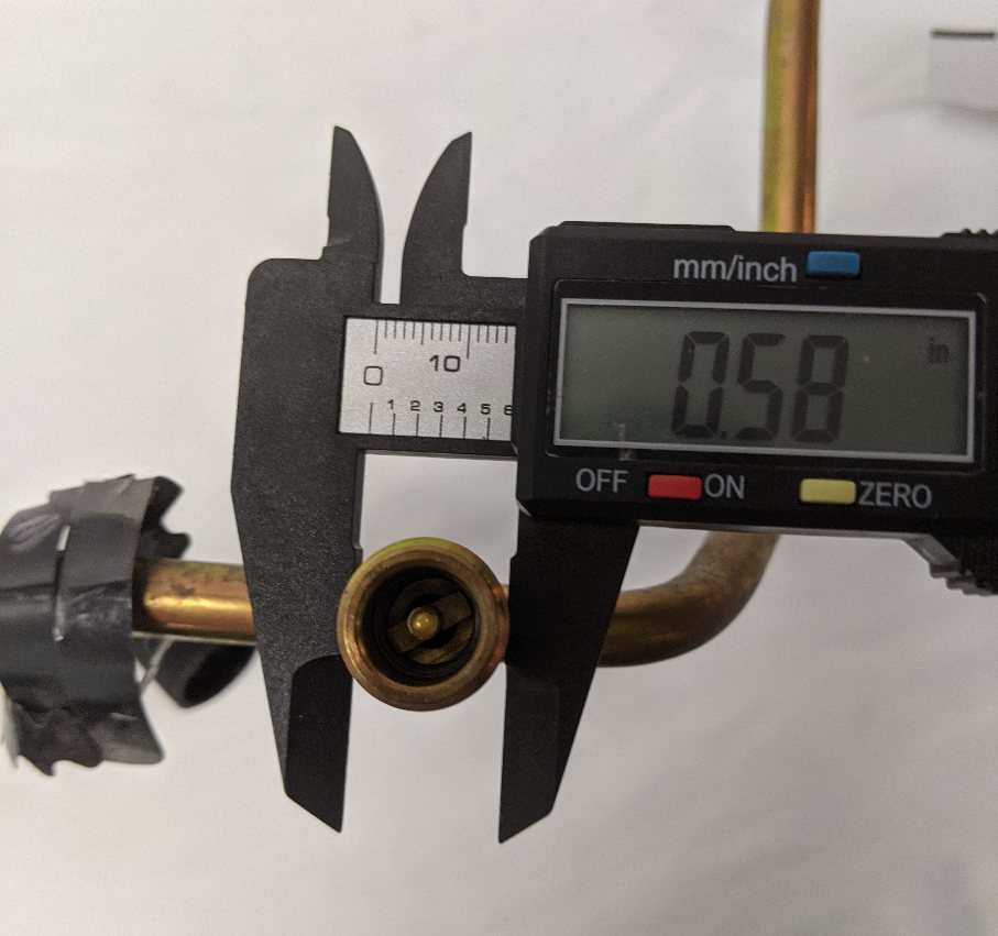 Freightliner Heater & A/C HVAC Front Wall Hardline - P/N 22-64745-001